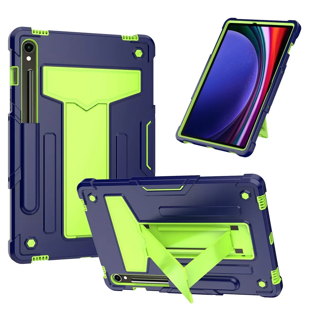 Custodia Samsung Galaxy Tab S10 FE / S9 / S9 FE Ibrida Silicone con Supporto