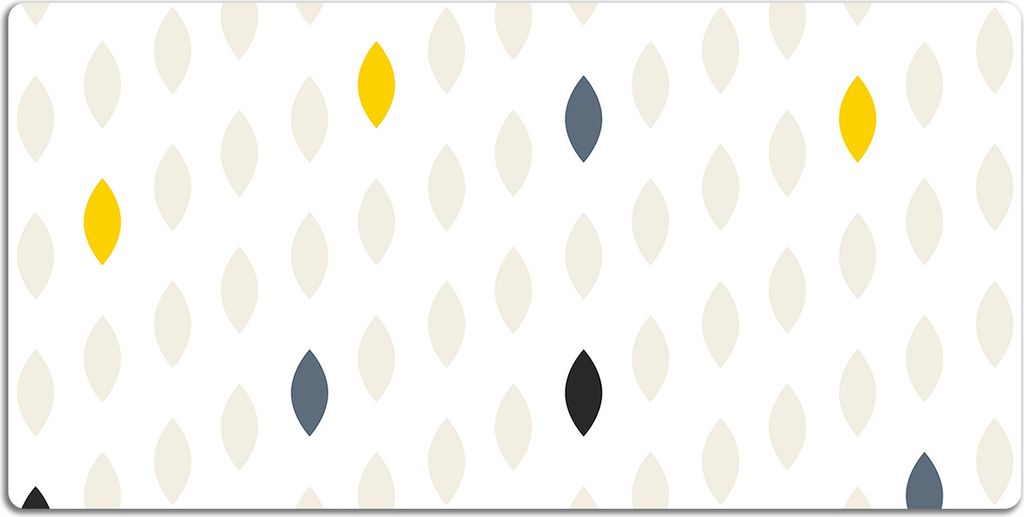 Schreibtischmatte Tischunterlage 120x60 cm Mauspad - Bunte Zitronen