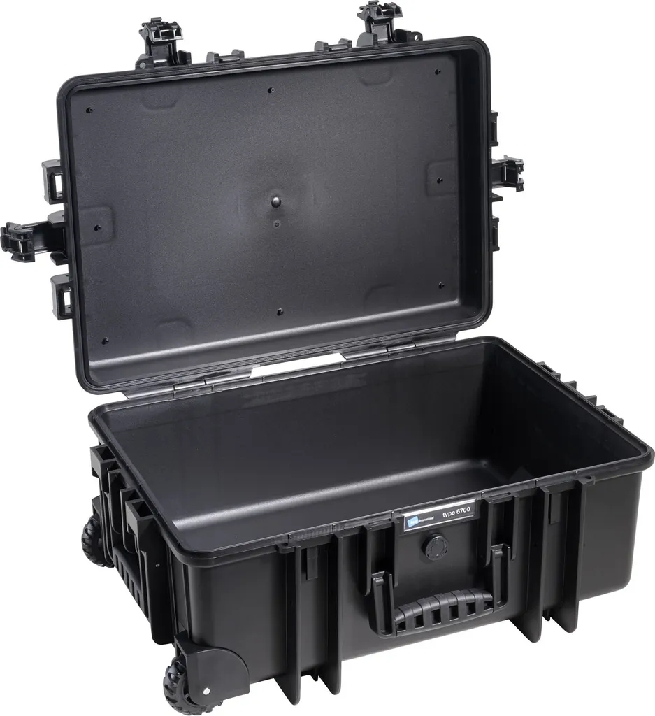 Valise de Transport Rigide B&W Type 6700 avec Roulettes Coloris Noir