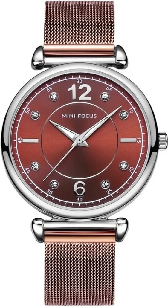 Montre femme Mini Focus Paloma marron élégante avec cadran KP23908