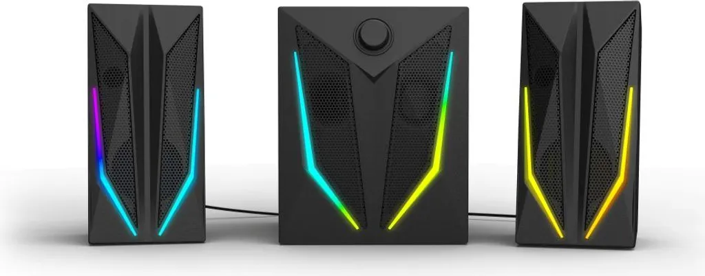 Enceintes Gaming 2.1 BLAST-R 621 pour Setup Streaming et Jeux Vidéo Pro