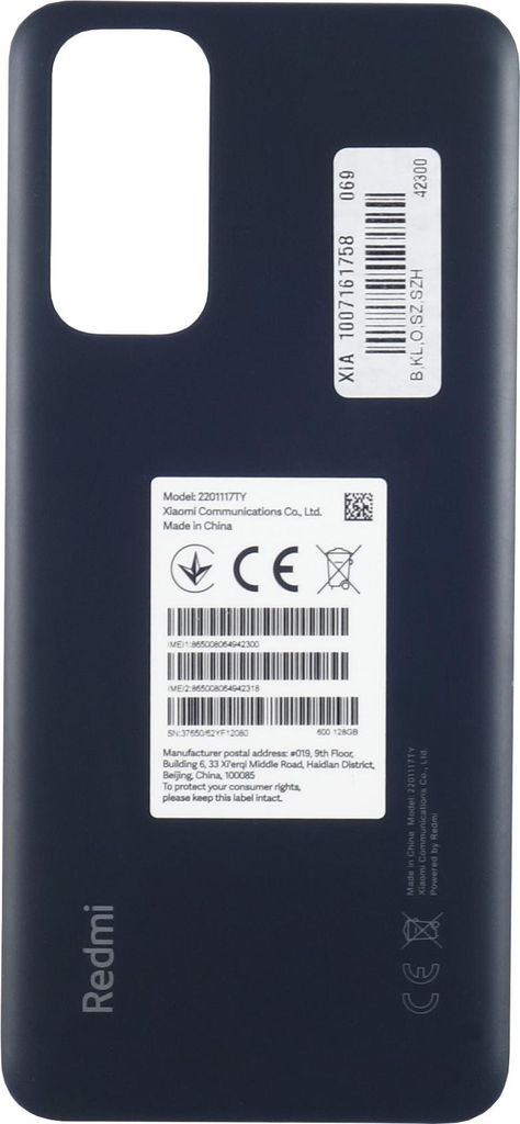 Akkudeckel-Rückseite für Xiaomi Redmi Note 11 – Grau