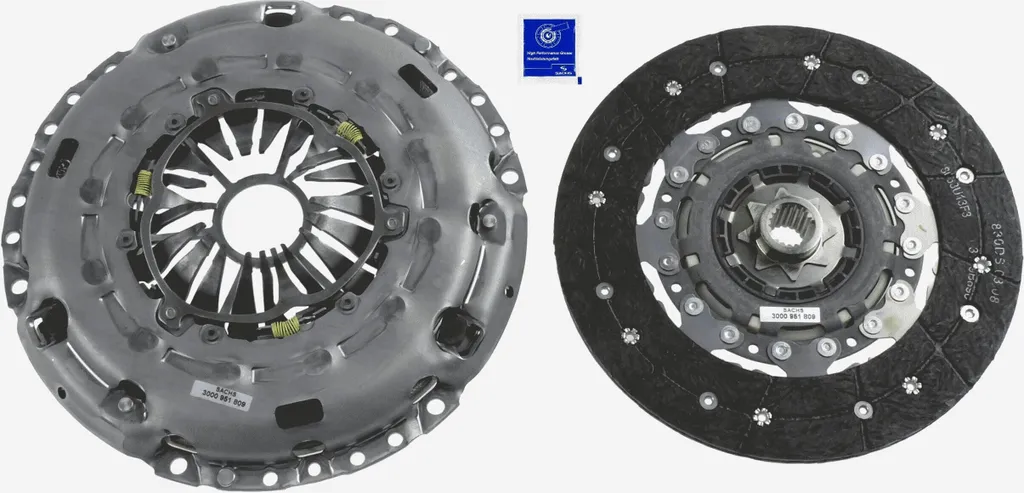 Kit d'embrayage SACHS 3000 951 809 pour Opel Astra H et Zafira B