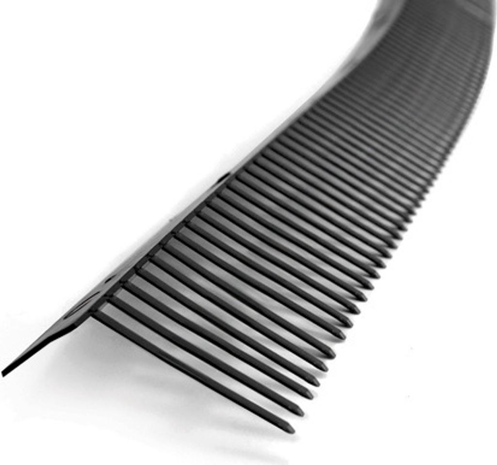 Traufenkamm Dachartikel Traufkamm Lüftungskamm 60mm Spatzenkamm 1m SCHWARZ 1m