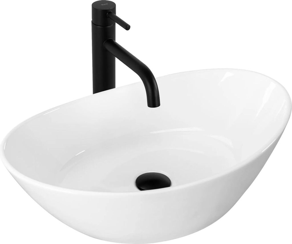 Rea Aufsatzwaschbecken Kate 56 Oval White Produktbild 