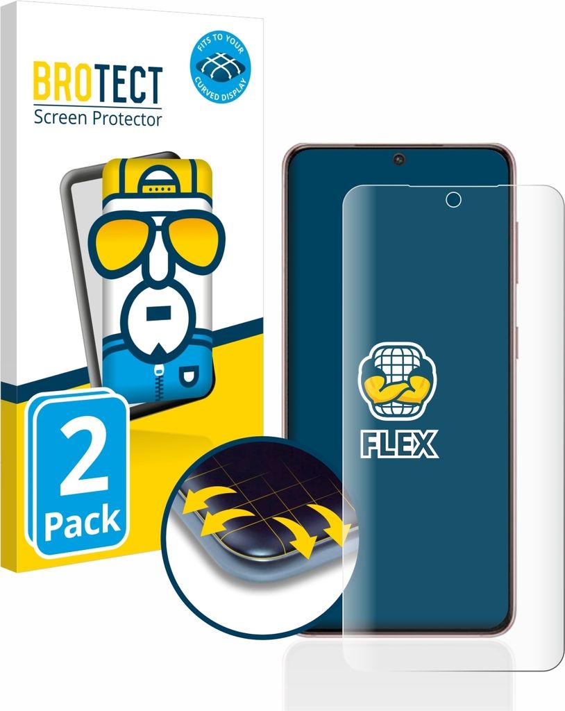 2x BROTECT Fullscreen Schutzfolie für Samsung Galaxy S21 5G Produktbild 