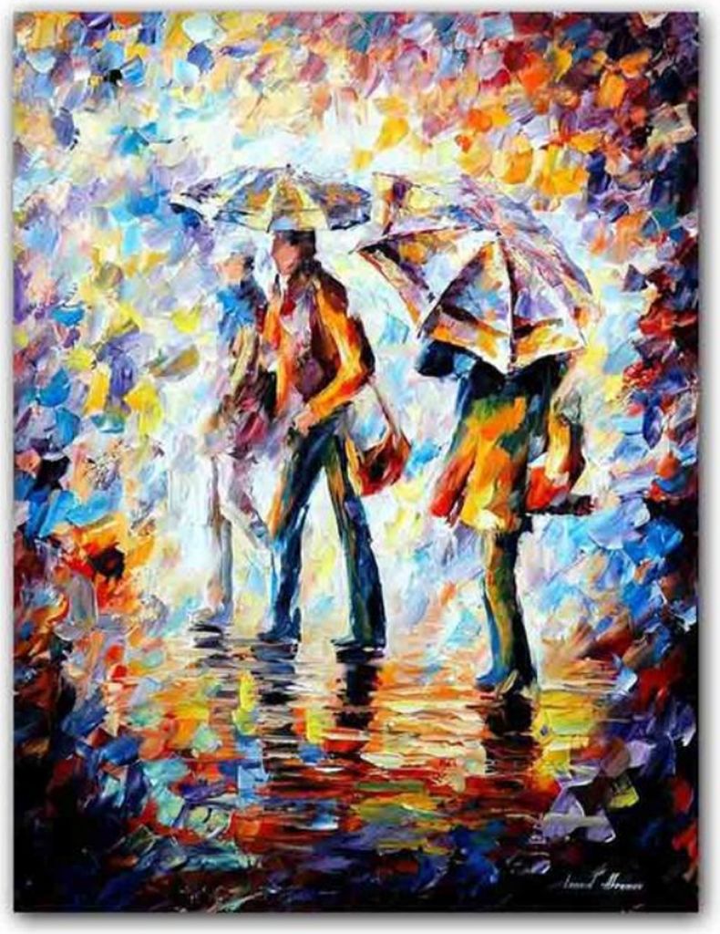 TPFLiving Kunstdruck LW-554 (OHNE RAHMEN) Poster - Leinwand - Wandbild - Hochauflösender Giclée-Druck, langlebig und hochwertig - Abstrakte Städ...