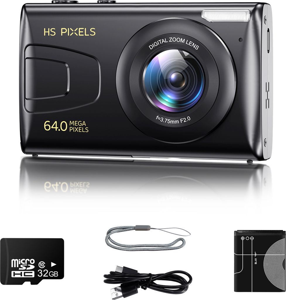 Kompaktný fotoaparát (64 MP, elektronický stabilizátor Obrázok produktu 