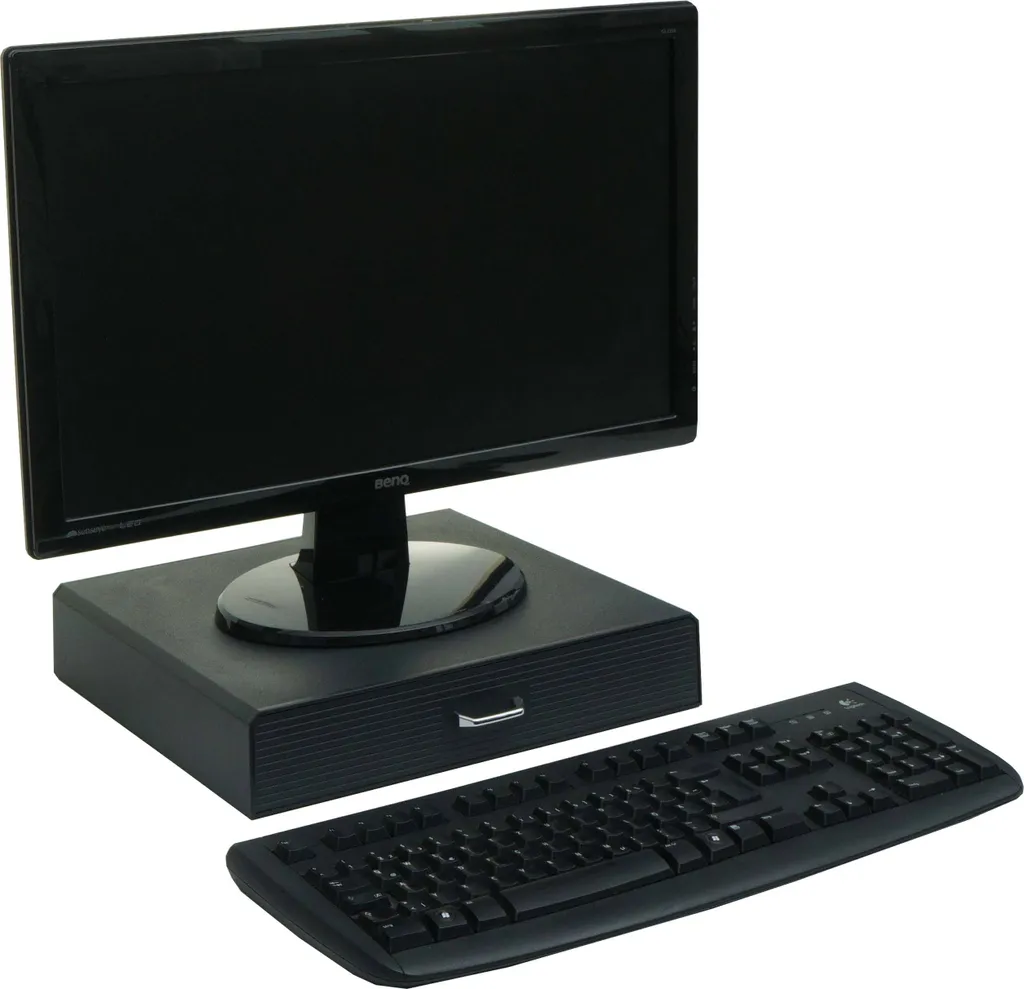 Élévation d'écran compacte 7x34x31cm, support moniteur avec tiroir - 13