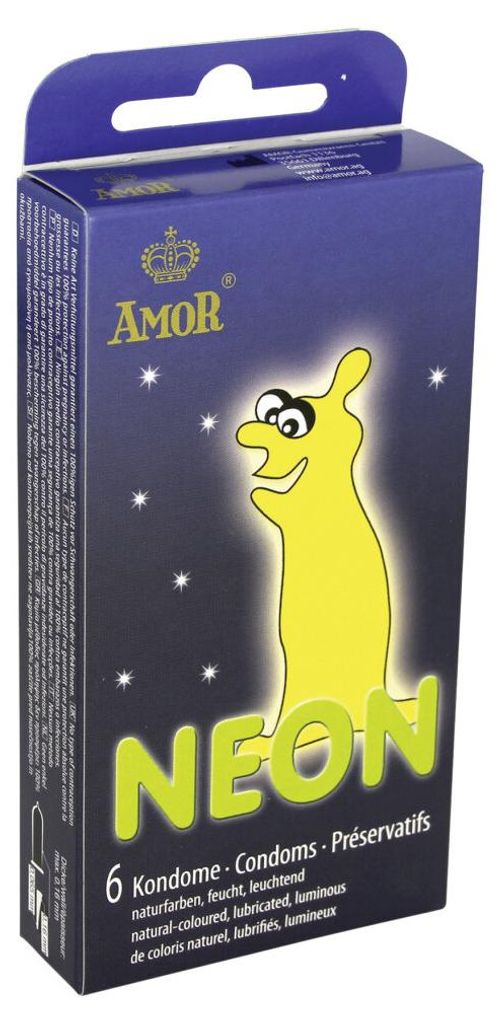 Amor Neon 6 Kondome Produktbild 