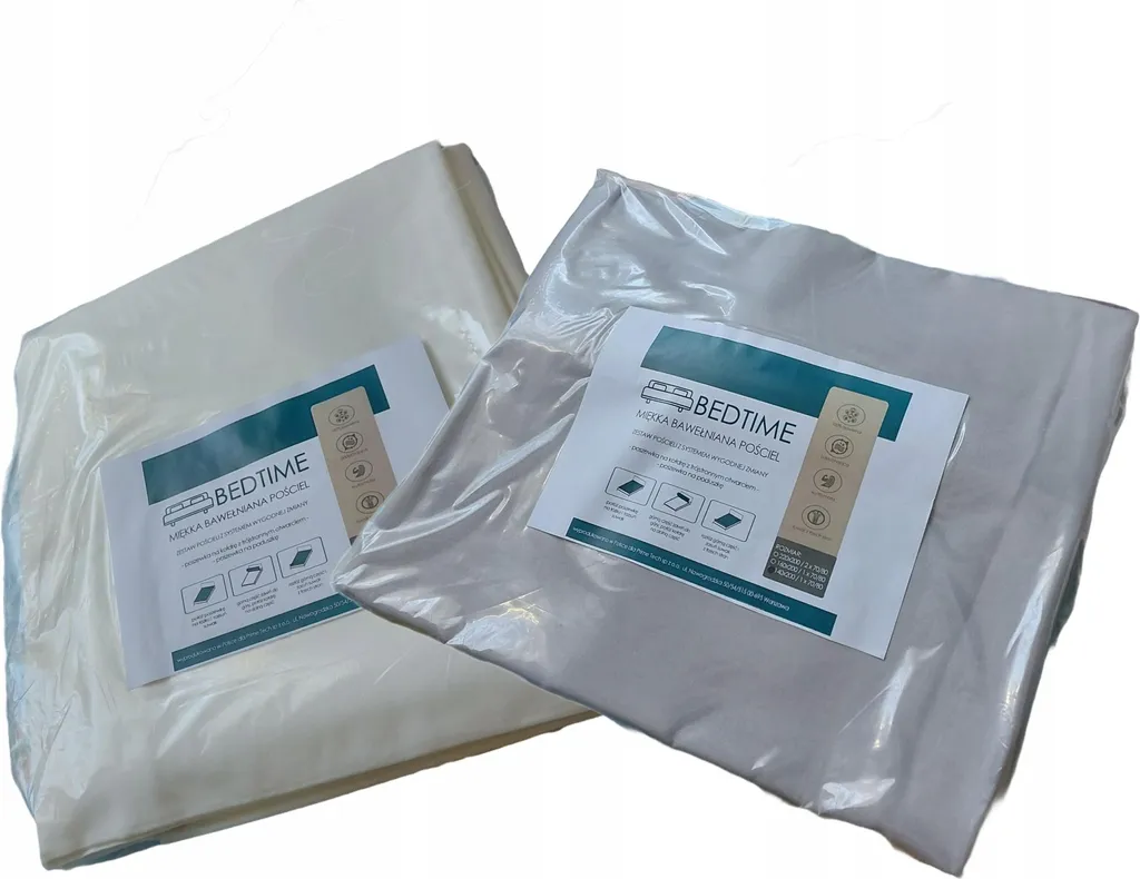 BEDTIME biancheria da letto in cotone con sistema Easy Change 160x200 (2 colori) - 5