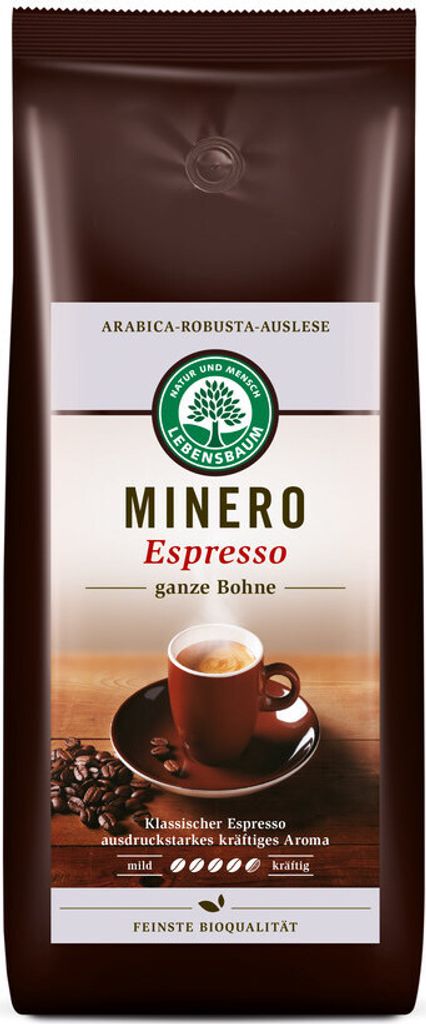 Lebensbaum Espresso Minero, Bohne, 1er Pack (1 x 1 kg) Produktbild 