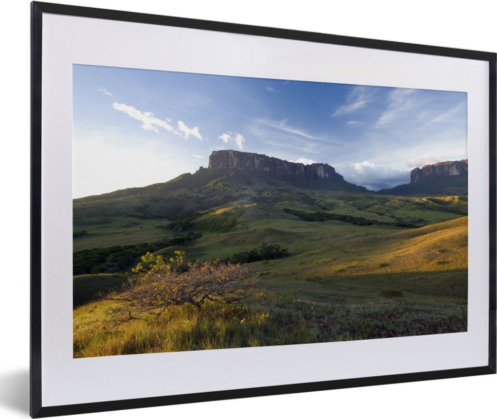 MuchoWow® MuchoWow® Gerahmtes Poster Sonnenuntergang im Produktbild 