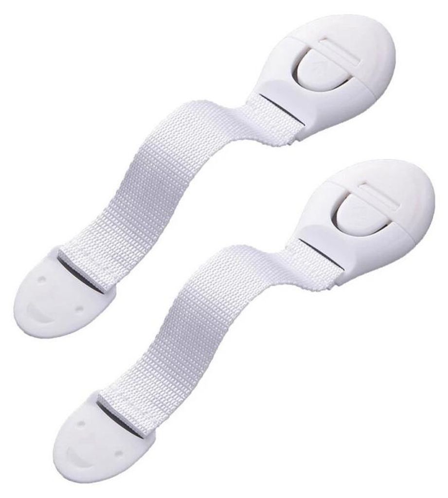 Verk 01604 Bezpečnostná zábrana pre skrinky 2 ks biela Obrázok produktu 