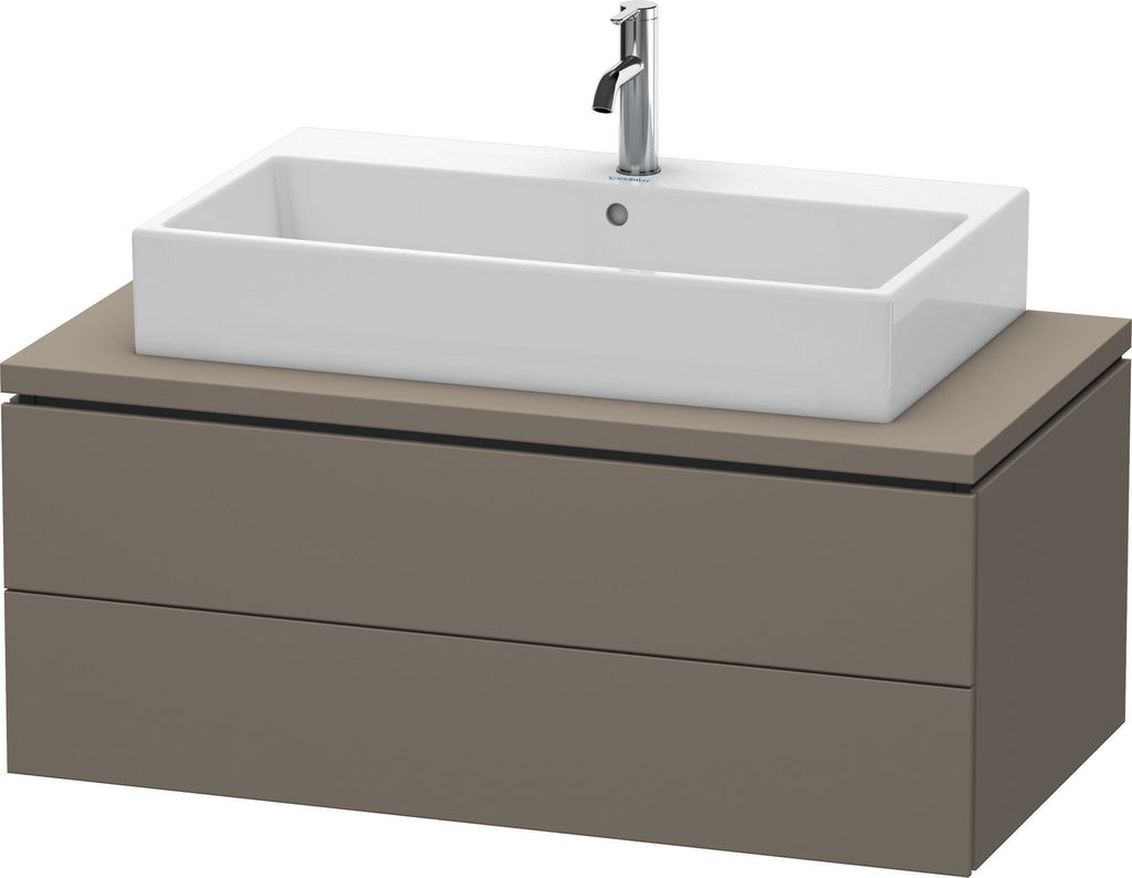 Duravit Konsolenunterschrank L-CUBE 400 x 1020 x 547 mm flannel grey seidenmatt