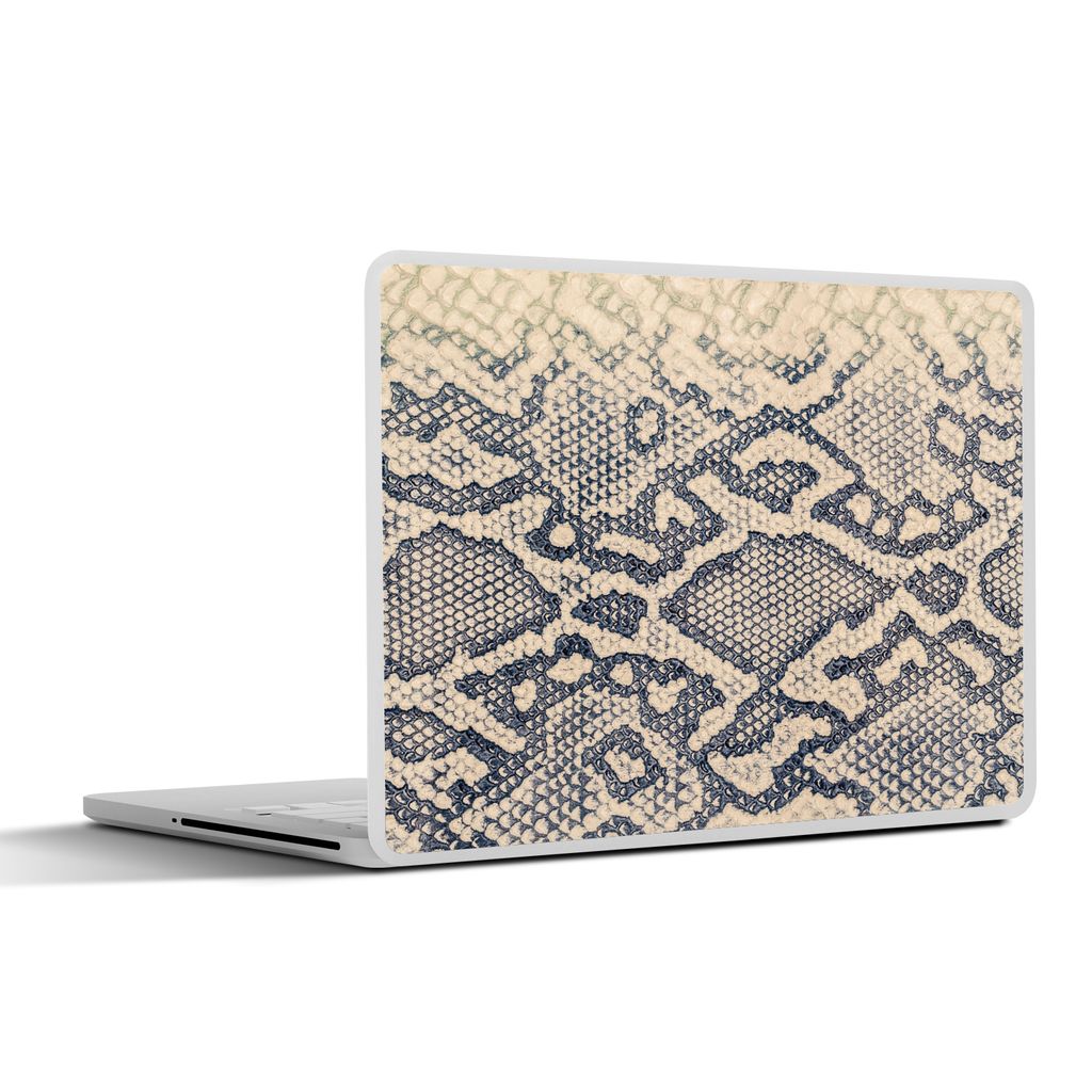 MuchoWow Laptop Aufkleber Sticker Cover Muster - Schlange - Leder 31x22.5 cm - Laptop-Deko