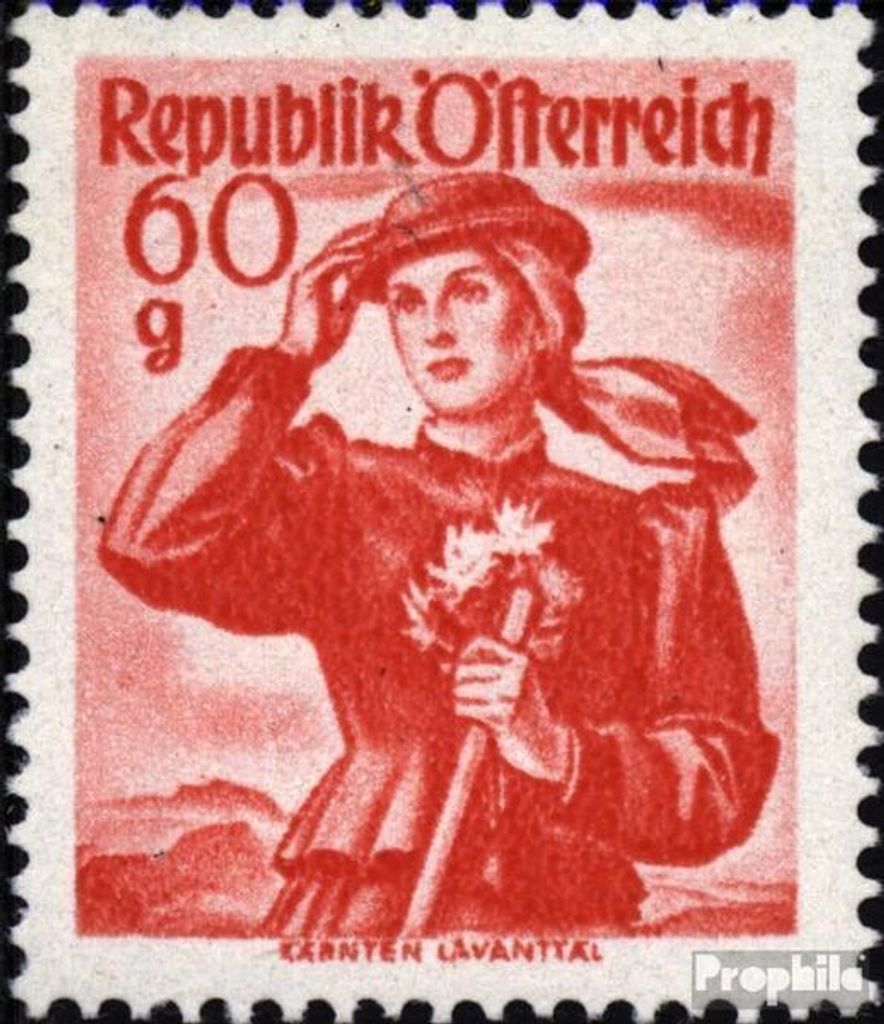 Briefmarken Österreich 1948 Mi 905 postfrisch Trachtenserie