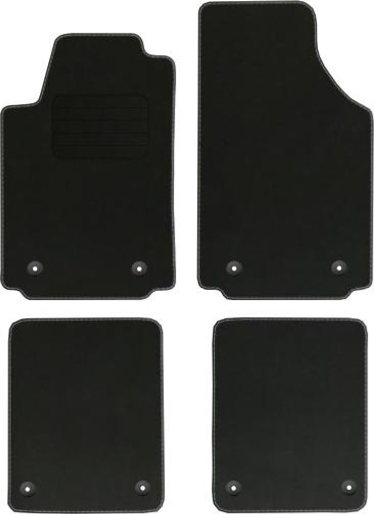 Velours Fußmatten für Audi A2 8Z Bj. 1999 - 2005 Automatten Passform NEU BASIC