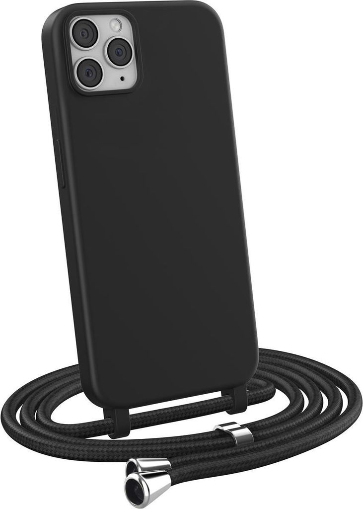 MyGadget Handykette für Apple iPhone 11 Pro Max TPU Hülle mit Band - Handyhülle mit Handyband zum Umhängen Kordel Schnur Case Schutzhülle - Sc...