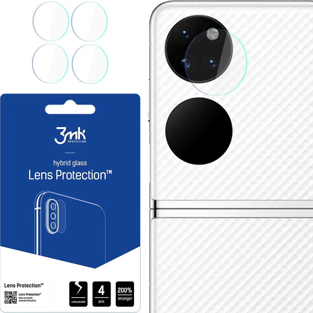 3Mk Lens Protection per Huawei P50 Pocket: Sicurezza Ottica 0.2mm