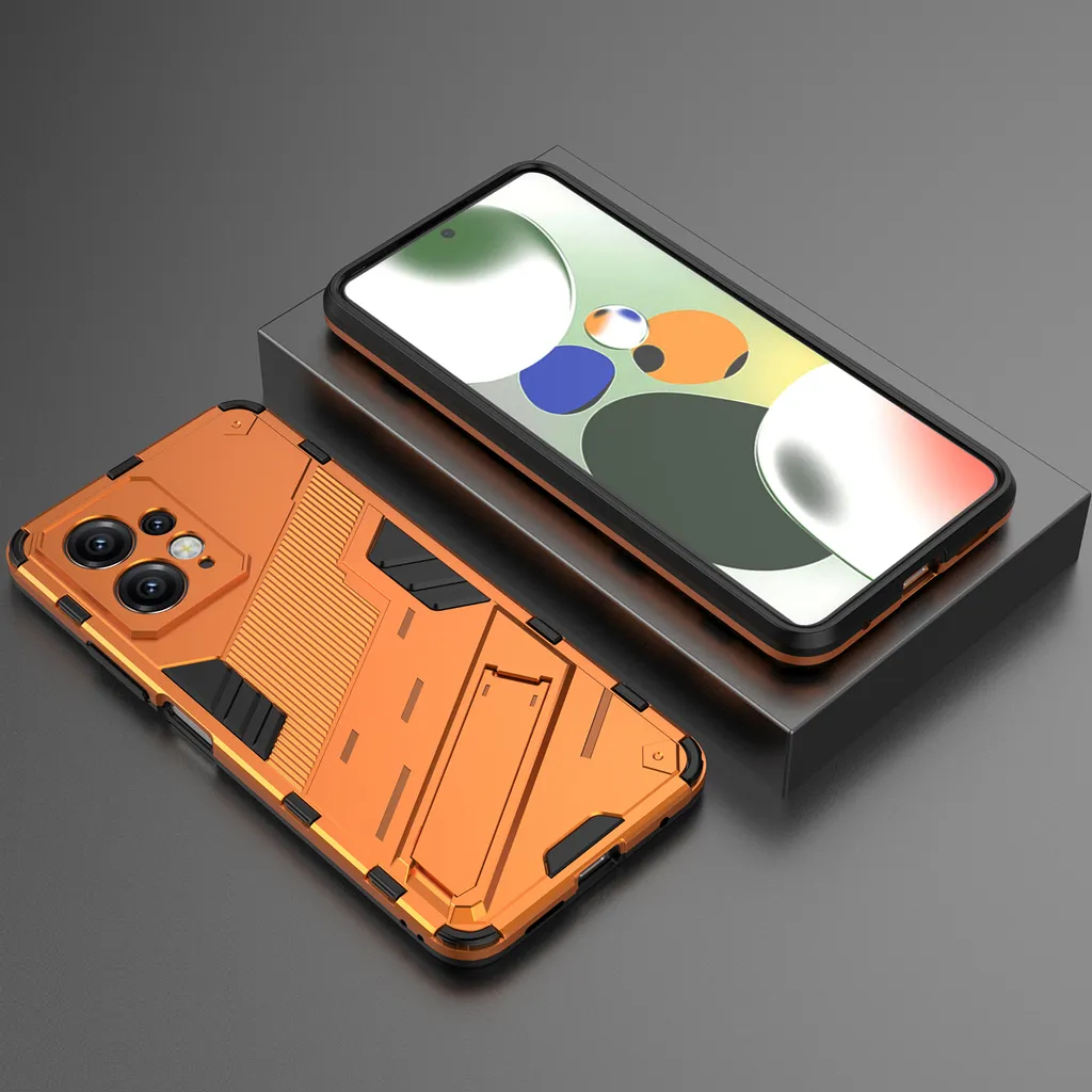 Custodia Bianca Redmi Note 12 4G Shockproof - Stand e Grip TPU PC - 6