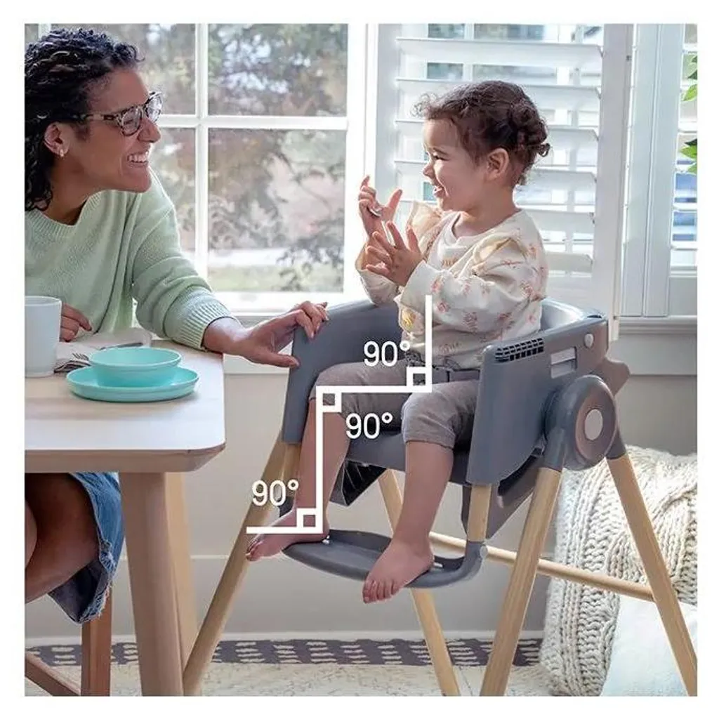 Chaise Haute 7-en-1 Ingenuity Deluxe Idéale pour Repas et Éveil de Bébé
