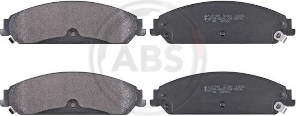 A.B.S. 37949 Bremsbelagsatz, Scheibenbremse OE 68147681AA kompatibel mit Chry. 200, 300 C, Flavia, Thema