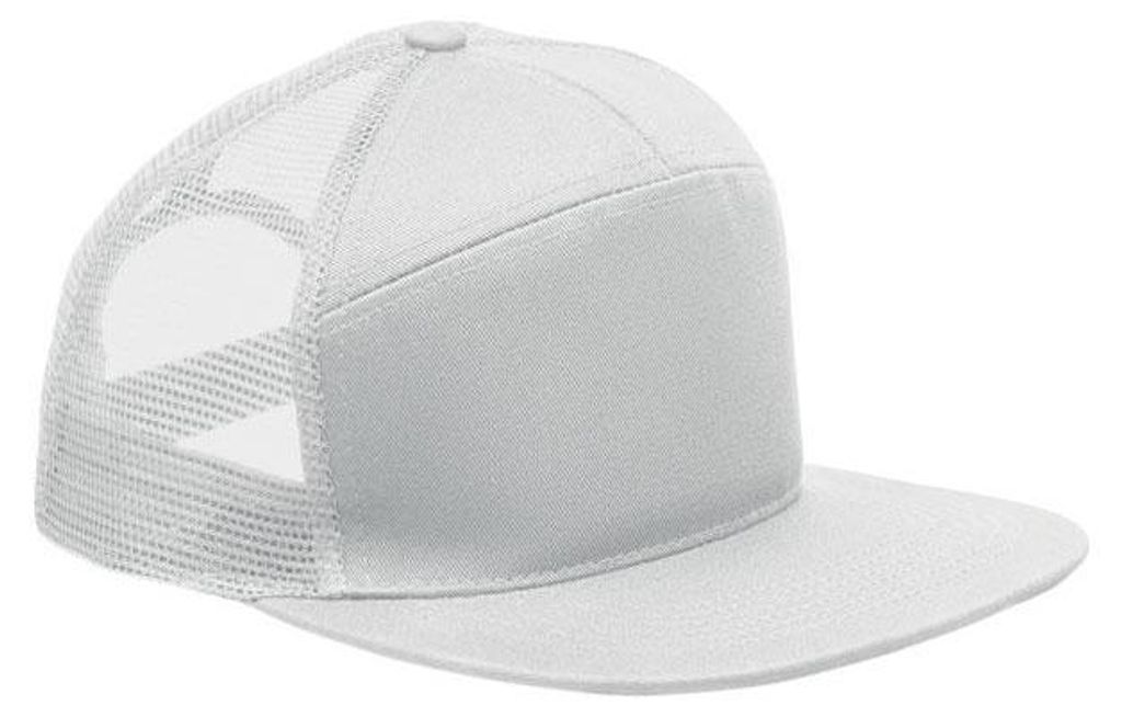 MidOcean - "Bead" Trucker Cap, Flacher Schirm MO2086 (Einheitsgröße) (Weiß)