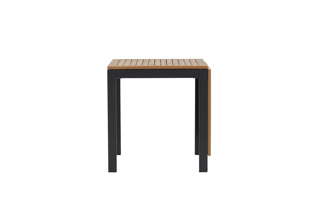 Table basse Diego noire gain de place extensible de 70 cm à 132 cm