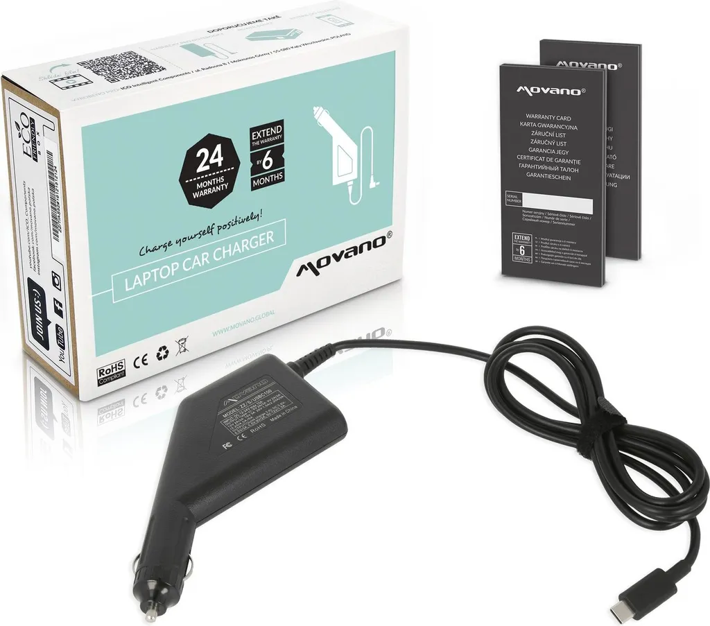 Chargeur voiture USB-C 100W ultra-rapide avec puce de sécurité avancée