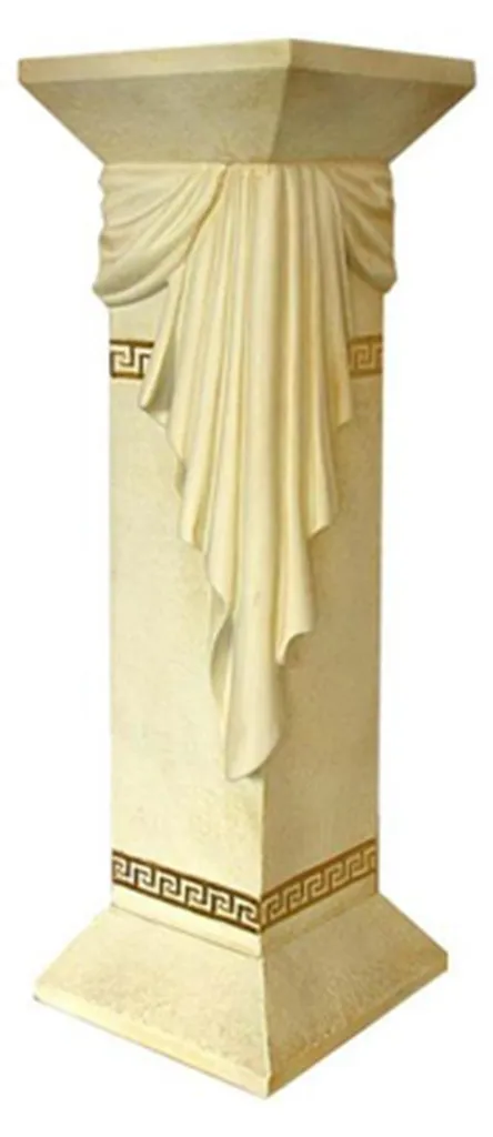 Support de Vase Statue Méduse pour Salon et Entrée - Colonne 99 cm C65A