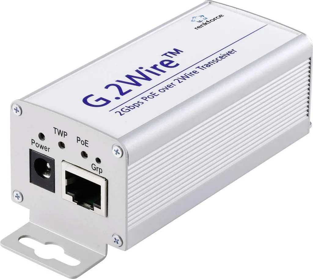 Extendeur Ethernet 2 fils Renkforce RF-5230760 avec PoE longue portée