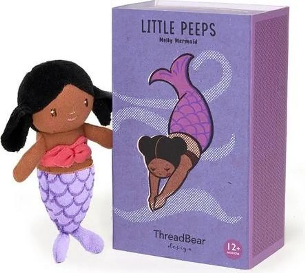 Poupée Molly la sirène pour l'heure du conte - Coffret cadeau enfant 3 ans