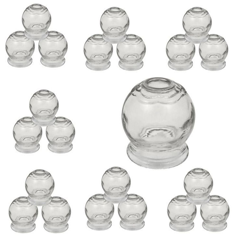 HQ XXL 24 SET Schröpfglas Extra Groß, ø 6 cm Höhe 7,5 cm Produktbild 