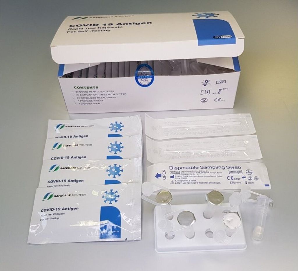 20x Safecare 01/2025 Covit Antigentest Selbsttest Laientest Produktbild 2