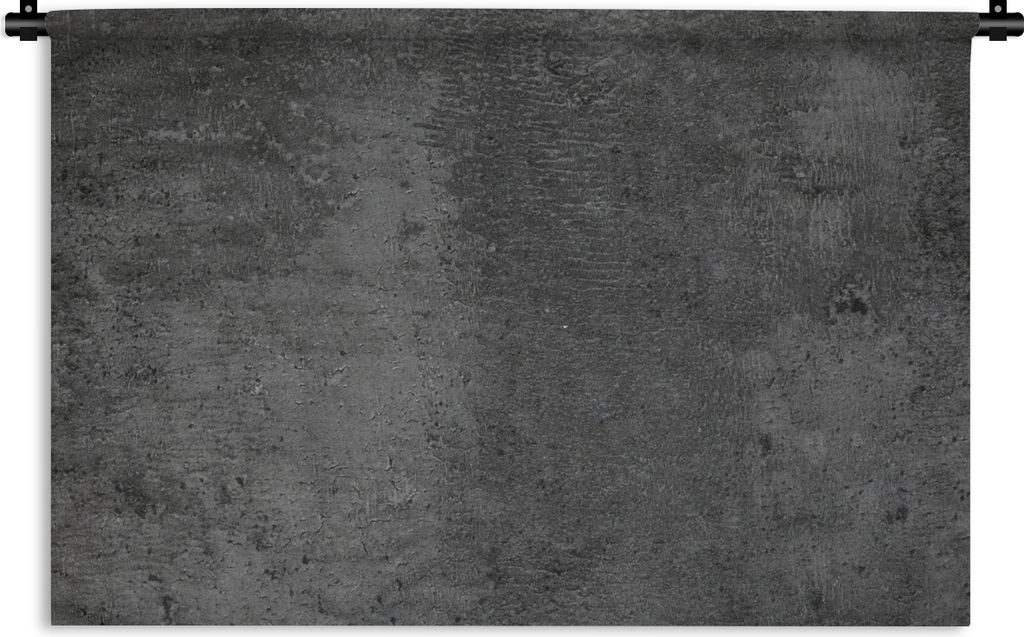MuchoWow Wandteppich Wandbehang Strukturiert - Beton - Grau - Industriell - Rustikal 150x100 cm Tapisserie Dekoration Wandtuch - Waschbar - Tapis...