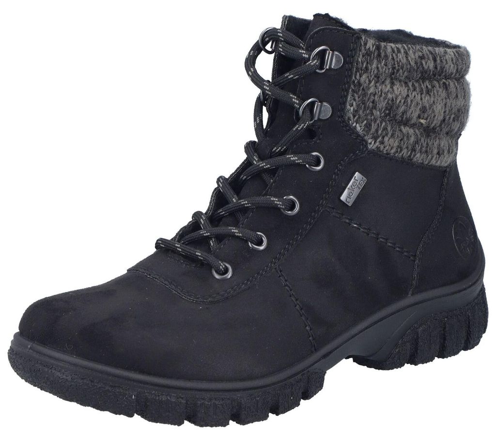 Buty za kostkę Rieker imitacja skóry /tekstylia Zdjęcie produktu 