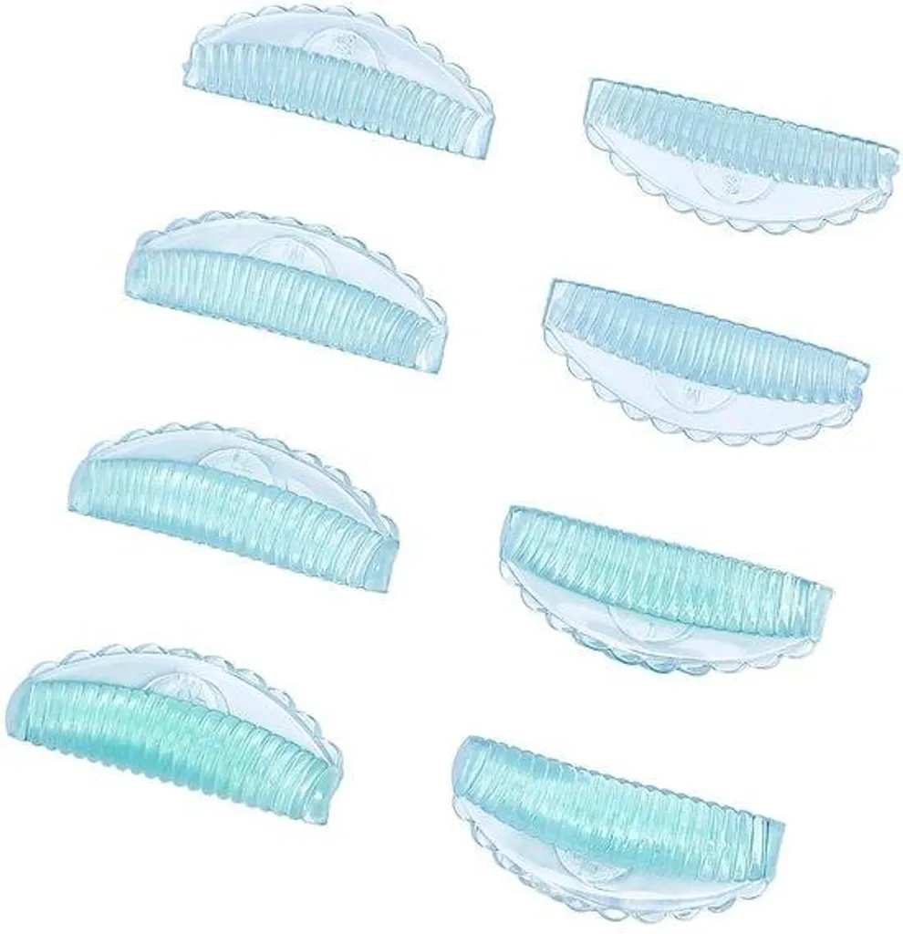 Coussinets lifting cils bleus : fini les courbures irrégulières - 8 pcs