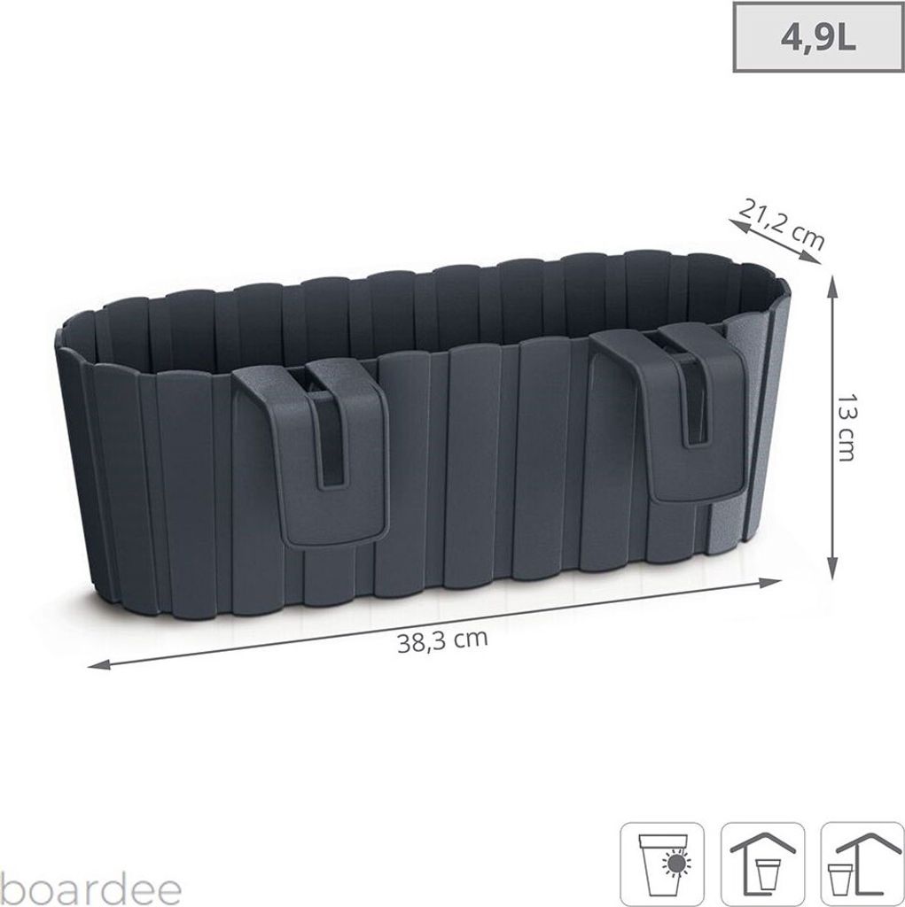 Prosperplast 4.9l Boardee Collection 38.3x21.2x13 Cm Produktbild 5