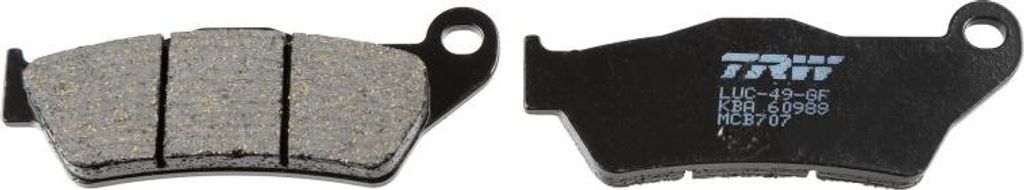 Set di pastiglie freno TRW MCB707 R1200C BMW259C Immagine del prodotto 
