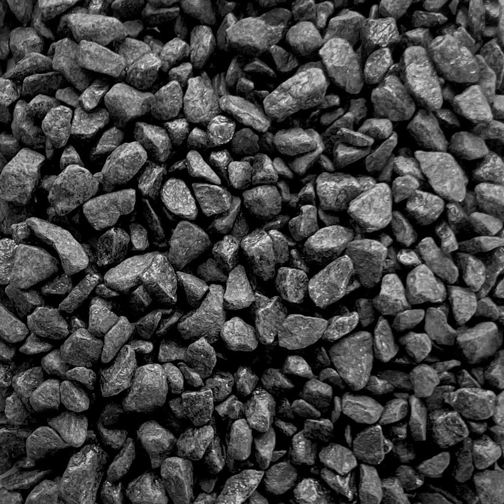 Dekosteine Farbsteine 9-13mm - 1kg Bunte Steine ANTHRAZIT