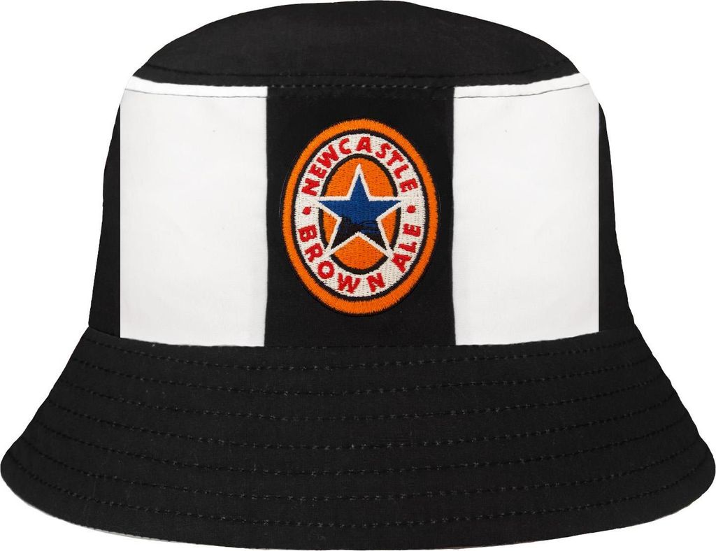 Fan Originals - "Newcastle" Schlapphut GF759 (M-L) (Schwarz/Weiß)