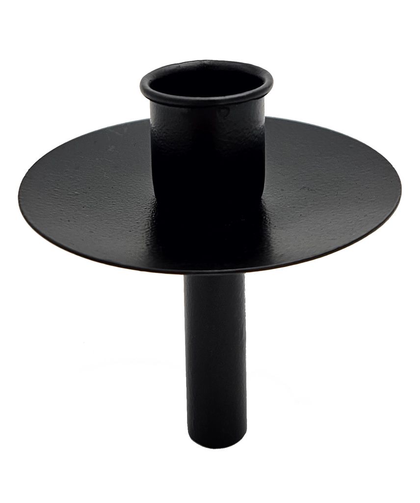 4 STÜCK Kerzenhalter für Flaschen Metall schwarz Kerze Produktbild 3