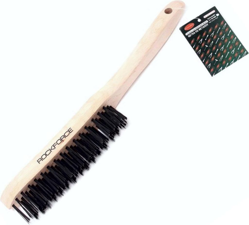 6-reihige Stahldrahtbürste