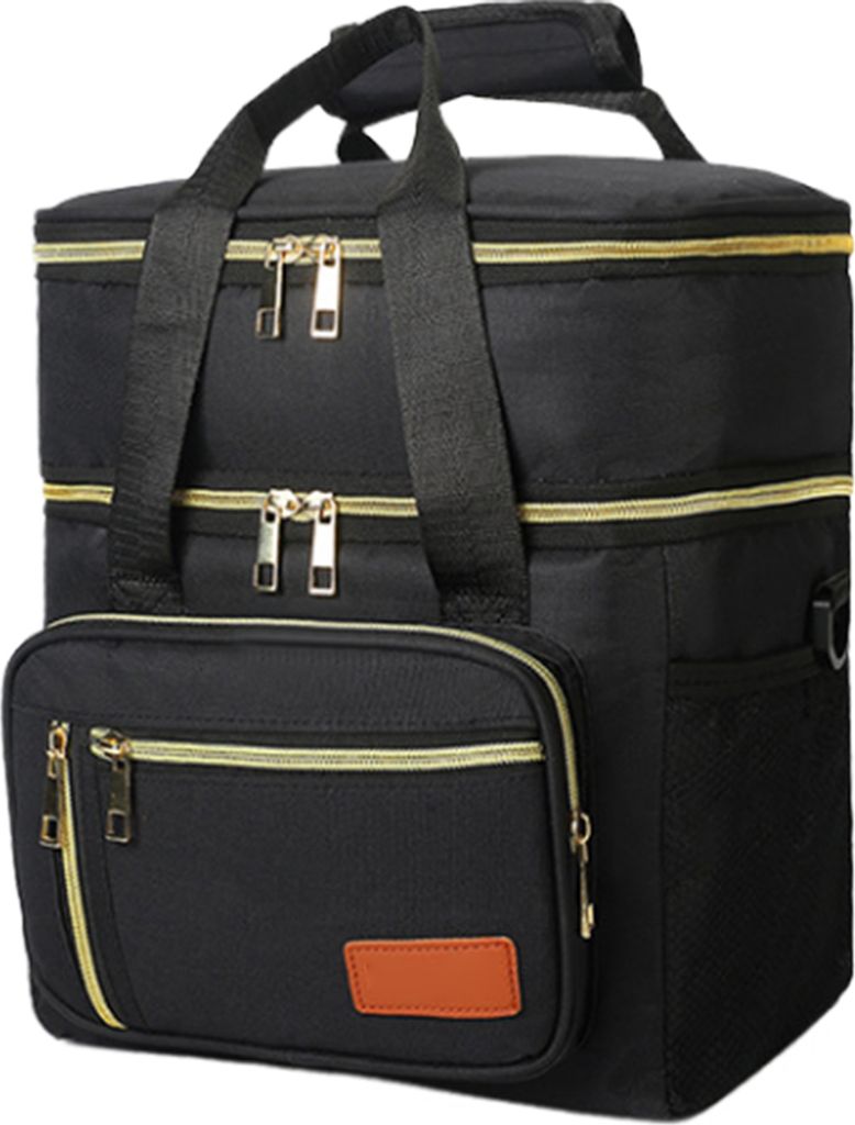 Kühltasche für Muttermilch mit Kühlakku, wasserdicht, isoliert, Picknicktasche, auslaufsicher, doppellagig, Tragetasche für stillende Mütter, ...