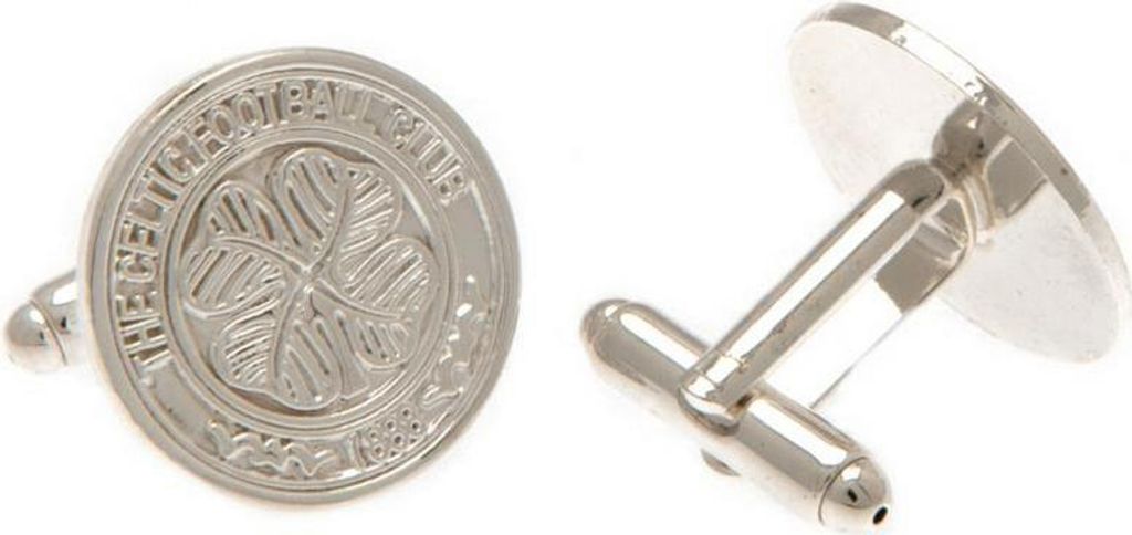 Celtic FC - Manschettenknöpfe, Wappen BS4342 (Einheitsgröße) (Silber)