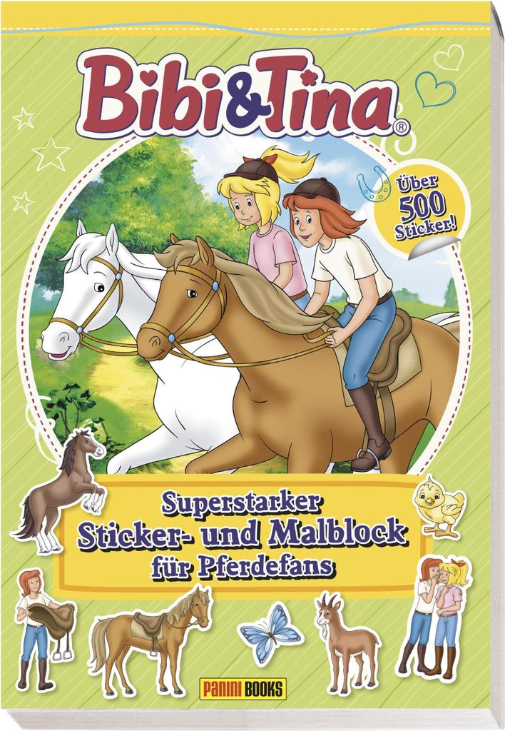 Bibi & Tina: Superstarker Sticker- und Malblock für Produktbild 