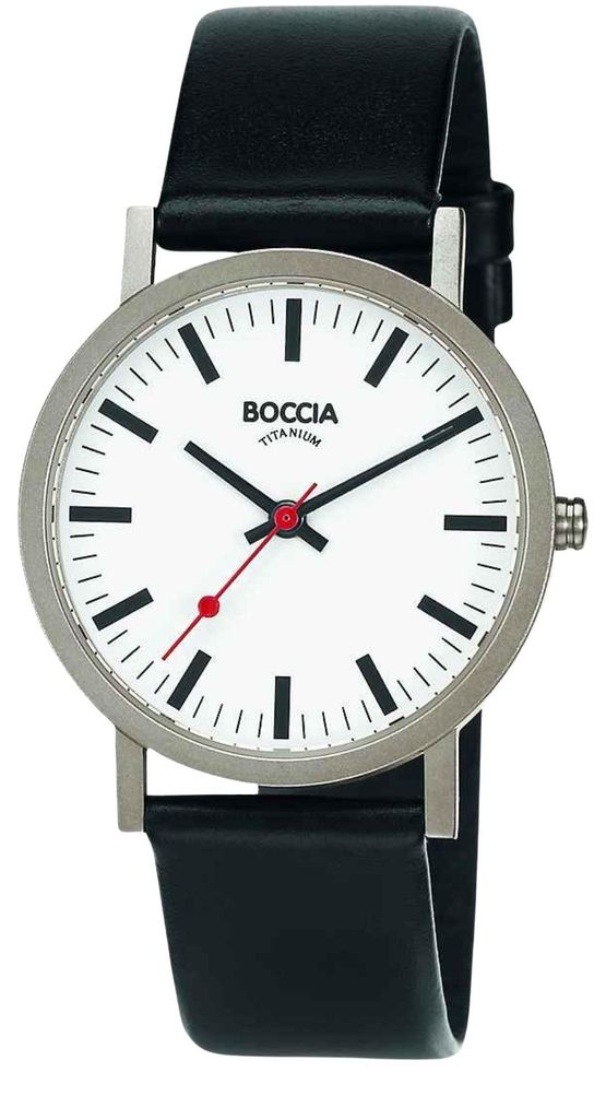 Boccia 521-03: Polshorloge, quartz, titanium Productafbeelding 