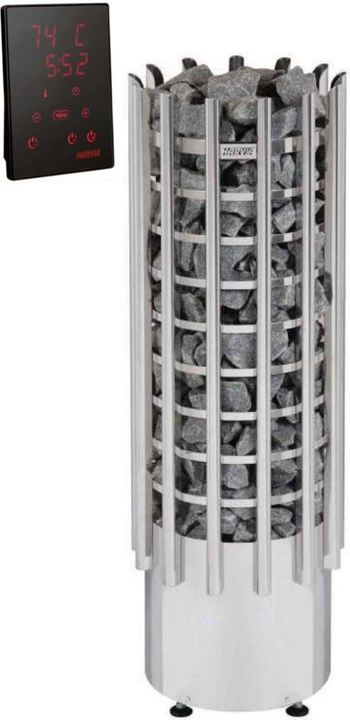 Harvia Glow TRT70XE Saunaofen 6,8 kW Elektroofen inkl. Saunasteuerung Xenio Bedienfeld