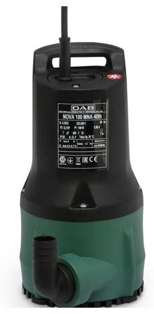 DAB Nova 180 M-NA Tauchpumpe - 4.800 L/Std. - 190W - Produktbild 